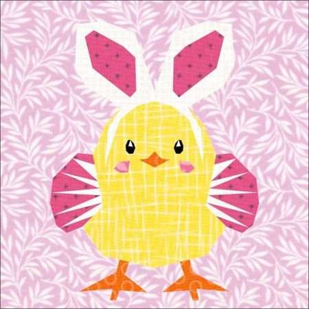 Easter Switcheroo: Cute Easter Bunny and Chick Foundation Paper Piecing FPP Pattern in Three Sizes - Image 8