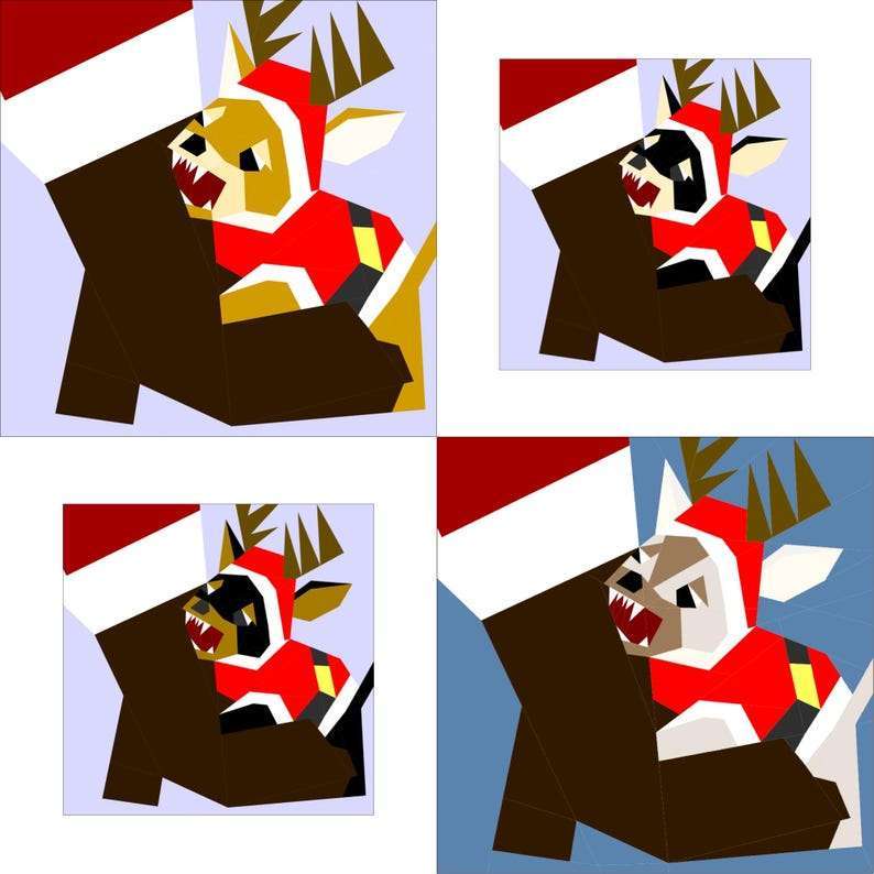 Santas little biter funny chihuahua biting Santa fpp