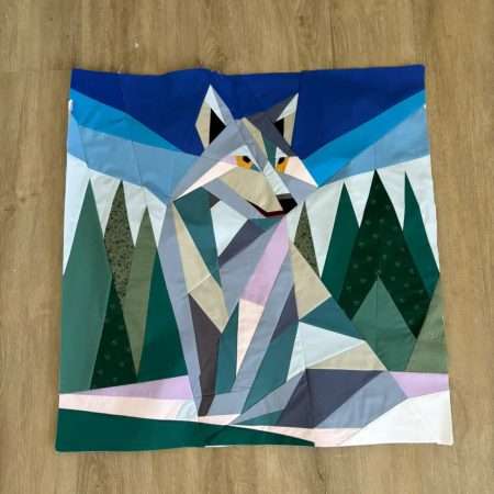 Howl You Doin Lone Wolf Foundation Paper Piecing Pattern