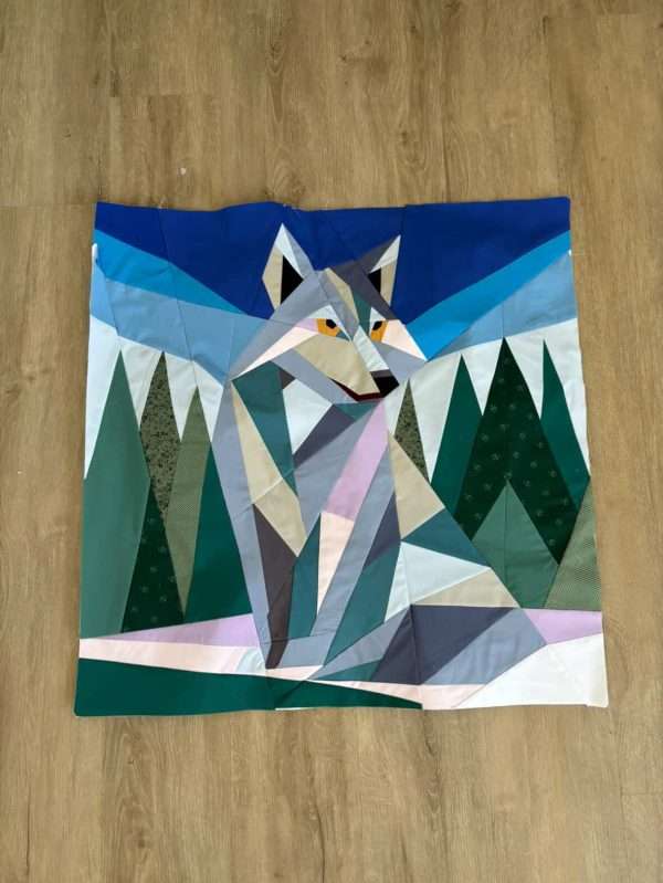 Howl You Doin Lone Wolf Foundation Paper Piecing Pattern