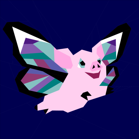When Pigs Fly: Cute Flying Pig FPP Foundation Paper Piecing Pattern Three Sizes - Image 2