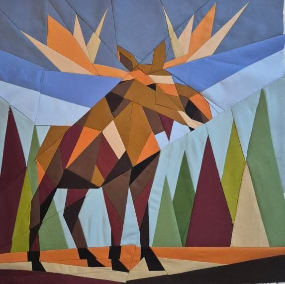Amoose Me: Moose Foundation Paper Piecing Pattern FPP